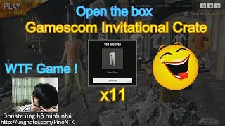 Mở hộp " Gamescom Invitational Crate " Opening - Playunknown's Battlegrounds