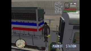 Amtrak train mod for GTA San Andreas (enterable)