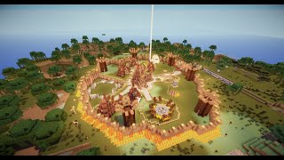деревня орков тест minecraft  -  { Orc Village in minecraft }