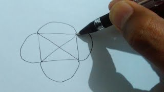Impossible puzzle solved (without folding page).