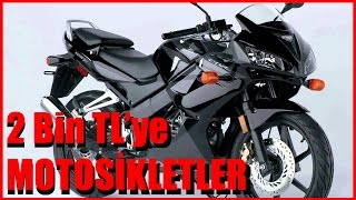 2 Bin TL' ye Alınabilecek "10 HAVALI MOTOSİKLET"