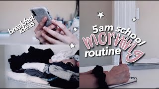 5AM SCHOOL MORNING ROUTINE ☆ Back To School 2019