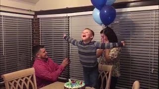 Boy's birthday wish for parents to marry finally comes true