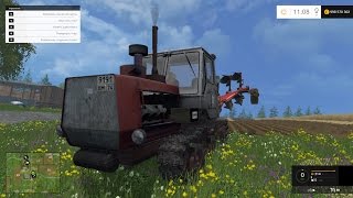 Farming Simulator 2015. Мод: ХТЗ Т-150 на гусеницах. (Ссылка в описании)
