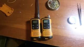Рация Motorola TLKR T41 ( T40 ) увеличиваем дальность связи