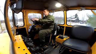 ТРАКТОР КИРОВЕЦ. УПРАВЛЕНИЕ ТРАКТОРОМ К 700 А. часть 2