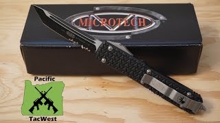 Microtech Ultratech Tri-Grip Tanto Blade OTF Knife Review - Microtech OTF