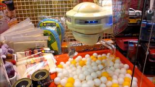 UFOキャッチャー　［。□□□ 。］　赤い2階建てバス (ラジコン)　ゲット!!  Claw Machine WIN Crane Game