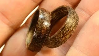 Making wooden rings