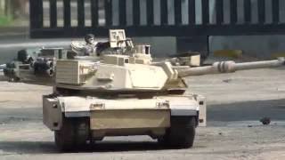 M1A2 Abrams with TUSK - RC Tank (Hobby Engine - Heng Long)