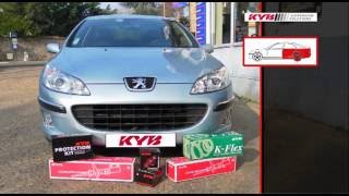 Peugeot 407 - REAR - Задние амортизаторы KYB установка