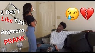 I DON'T LIKE YOU ANYMORE PRANK ON GIRLFRIEND!!! ( SHE CRIES )