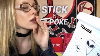 ASMR TUMBLR OBSESSED BESTFRIEND GIVES YOU A STICK N POKE TATTOO