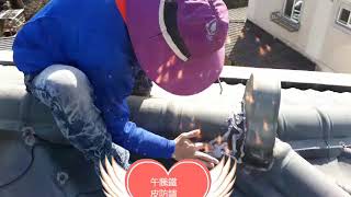 別墅浪板噴漆鐵皮防鏽防鏽隔熱漆防水工程