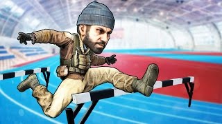ОЛИМПИЙСКИЕ БЕГА ЧЕРЕЗ ПРЕПЯТСТВИЯ! -  СЛОЖНОЕ ИСПЫТАНИЕ В CS:GO