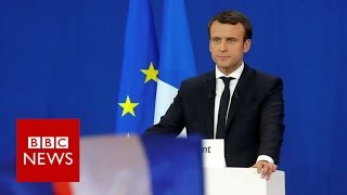 France elections: 'I hope to become your president' Emmanuel Macron - BBC News