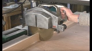 259 Dewalt radial arm saw fence making, fitting and set up