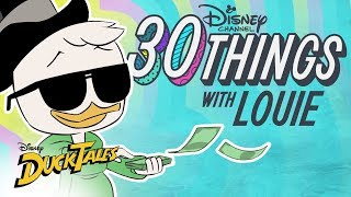 30 Things With Louie Duck | DuckTales | Disney Channel