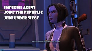 SWTOR: Imperial Agent Joins the Republic and Betrays the Empire - Jedi Under Siege - All Scenes