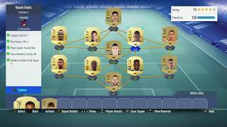 Fut 19 - SBC - Advanced - Hybrid leagues - Squad Goals - Cheap!