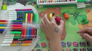 Bé Nặn Trái Cây Bằng Đất Sét - Nan Trai Cay Bang Dat Set - Fruit Squeeze Guidelines