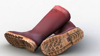 Rubber Boots 3D model