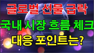 글로벌 선물 급락 국내 시장 흐름 체크 대응 포인트는?