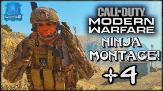 MODERN WARFARE ~ NINJA MONTAGE! #4 (Funny Moments, Ninja Defuse, Knifing Clips & Trolling)