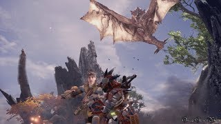 【PS4 Pro】MONSTER HUNTER: WORLD - #17 クエスト「火の竜は森の頂」（リオレウス討伐/双剣）