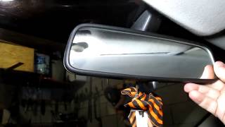 Снимаем салонное и боковые зеркала Опель Астра G // Remove the salon and side mirrors Opel Astra G