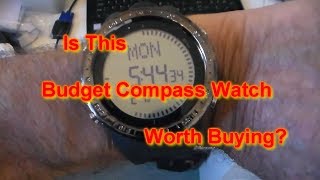 SKMEI  Digital Compass Watch Unboxed and Using