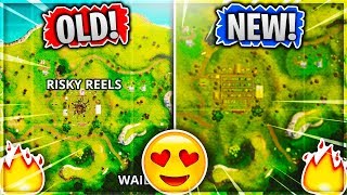 *NEW* Risky Reels has CHANGED in Fortnite! (Fortnite MAP CHANGES Update V5.1)