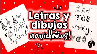 Letras y dibujos NAVIDEÑOS! ? Especial de Navidad✨