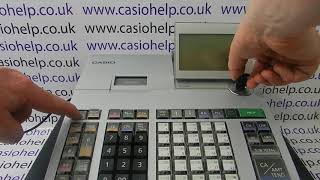 E008 Error Code  CLK# Casio SE-S400 / SE-S800 / PCR-T500 / PCR-T520 Cash Register
