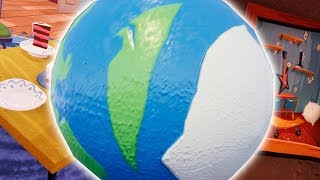 BIRTHDAY & GLOBE PUZZLE FAILS | Hello Neighbor Beta 3 Gameplay Update (Hello Neighbour Secrets)