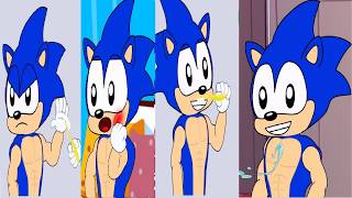 Cartoon Sonic Boom tooth decay -  Tips for life - Super Mario, Sonic Amy Peach Blindfold game