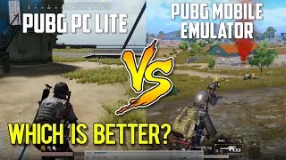 PUBG PC Lite Vs PUBG MOBILE emulator DETAILED COMPARISON in HINDI