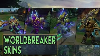 WORLDBREAKER HECARIM/NASUS/NAUTILUS/TRUNDLE Skins Preview - League of Legends