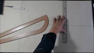 Riscar e Cortar Molde Masculino,  Calça Social , bolso faca.