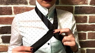 Классический узел для тонкого галстука. Завязать галстук. Как завязать галстук - самый простой узел