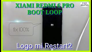 Xiaomi Redmi Note 6 Pro Restart2, Hidup sampai logo mi Mati | redmi note 6 pro Boot Loop Continous