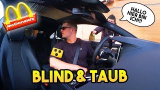McDonalds PRANK | MITARBEITER DENKT ICH BIN BLIND...