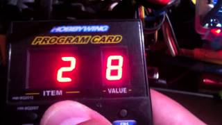 TUTORIAL COMO PROGRAMAR BRUSHLESS EZRUN 7800KV 25A ESC TARJETA PROGRAMADORA ESPAÑOL