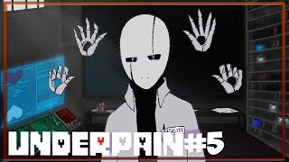 Визуальная новелла UnderPain #5 - Встреча с Гастером!