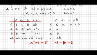 Group theory 10.1, Abelian Group with 2 elements of order 2, must have a subgroup of order 4