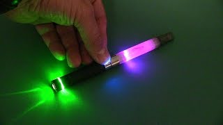 Night Vision Atomizer and Battery with Flashlight from CigaBuy