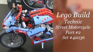 Let's Build - LEGO Technic Street Motorcycle Set #42036 - Part 2