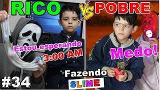RICO VS POBRE FAZENDO AMOEBA / SLIME #34