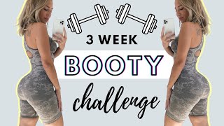 NEW BOOTY WORKOUT CHALLENGE!!!! lets get thicccc ????