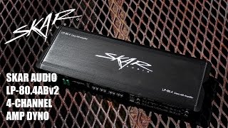 Skar Audio LP-80.4ABv2 4-Channel Dyno Runs on SMD AD-1 Amp Dyno!!